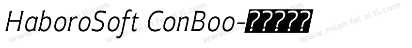 HaboroSoft ConBoo字体转换